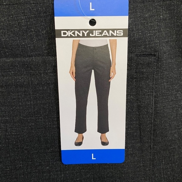 DKNY Jeans Ladies’ Zip Fly, Slim Leg, Stretch Pants, Gray, Large NWT - Picture 4 of 16